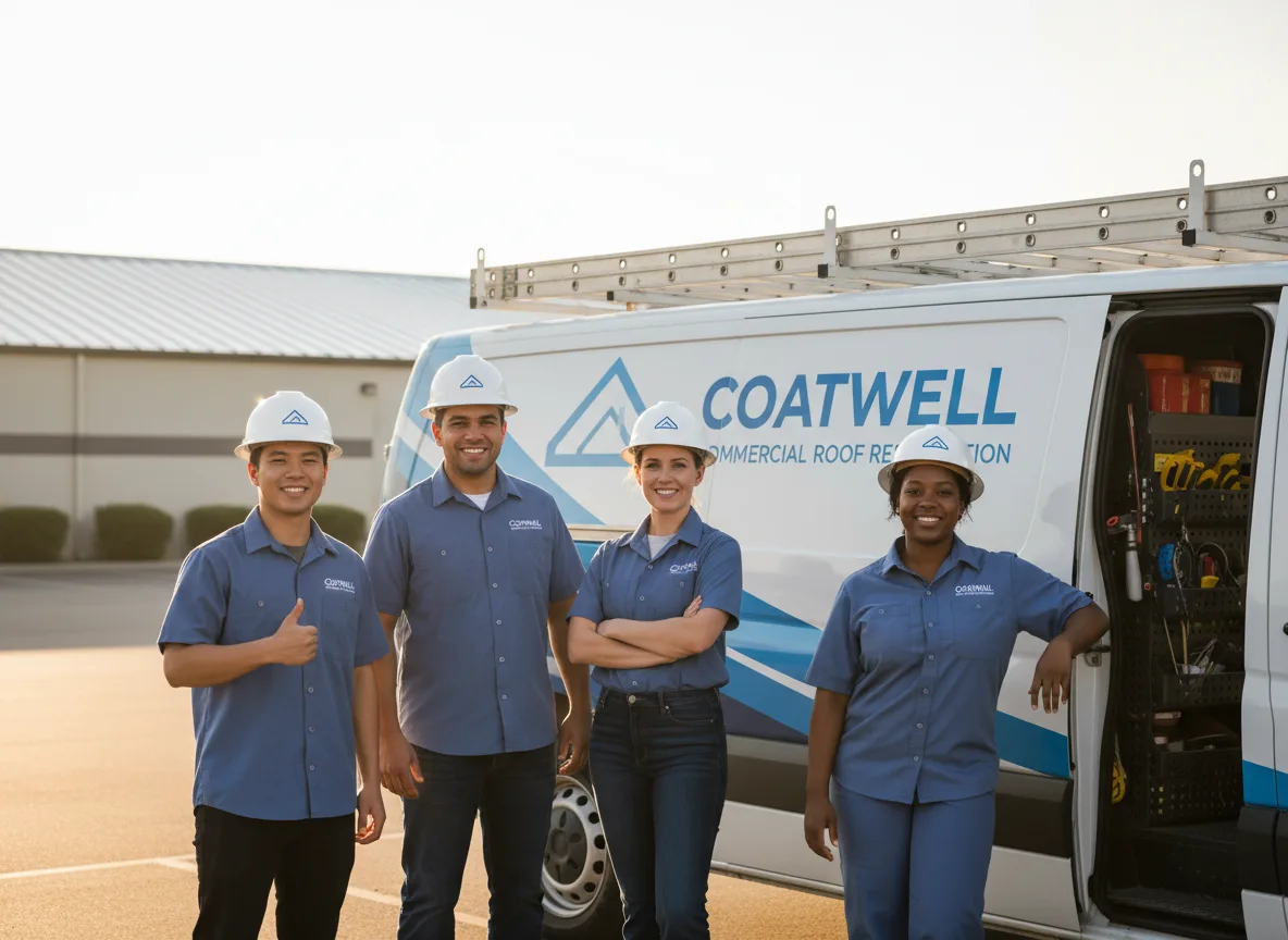 Commercial roof coating company in Kiowa, OK